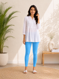 Ankle Length Leggings - Sky Blue