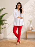 Full Length Leggings - Red