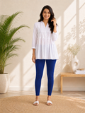 Ankle Length Leggings - Royal Blue