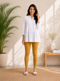 Ankle Length Leggings - Mustard
