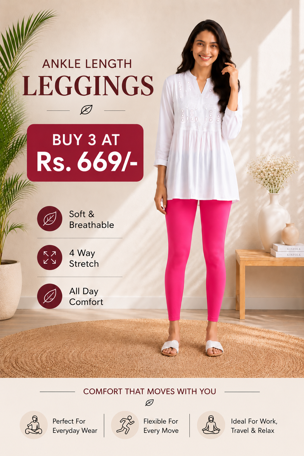 
                  
                    Ankle Length Leggings
                  
                